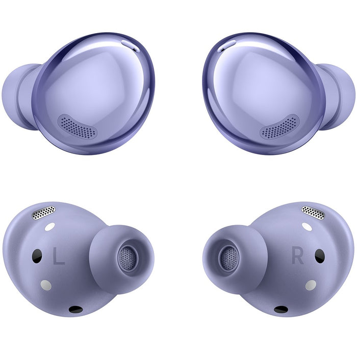 Auriculares inalámbricos Samsung Galaxy Buds Pro SM-R190 con cancelación activa de ruido (modelos iOS y Android) (excelentes, reacondicionados, Phantom Violet)