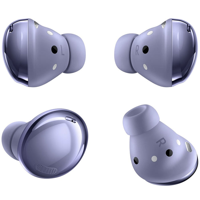 Auriculares inalámbricos Samsung Galaxy Buds Pro SM-R190 con cancelación activa de ruido (modelos iOS y Android) (excelentes, reacondicionados, Phantom Violet)