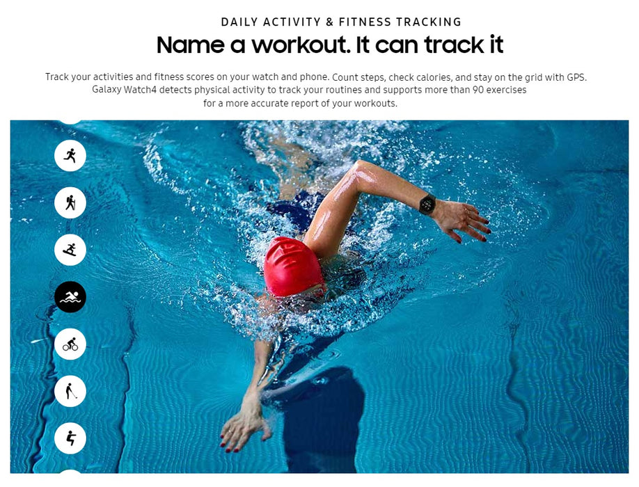 SAMSUNG Galaxy Watch 4 (44mm, GPS) 1.4" Health + Fitness Smartwatch R870 (Green) (Renewed | Like New, Green)