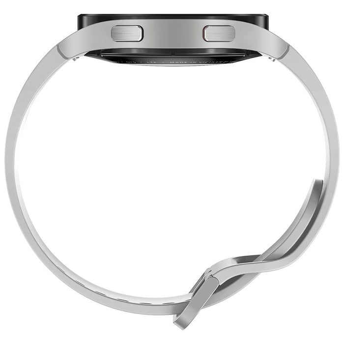 Reloj inteligente de salud y actividad física SAMSUNG Galaxy Watch 4 (44 mm, WiFi + LTE) de 1,4" R875 (en buenas condiciones, reacondicionado, plateado)