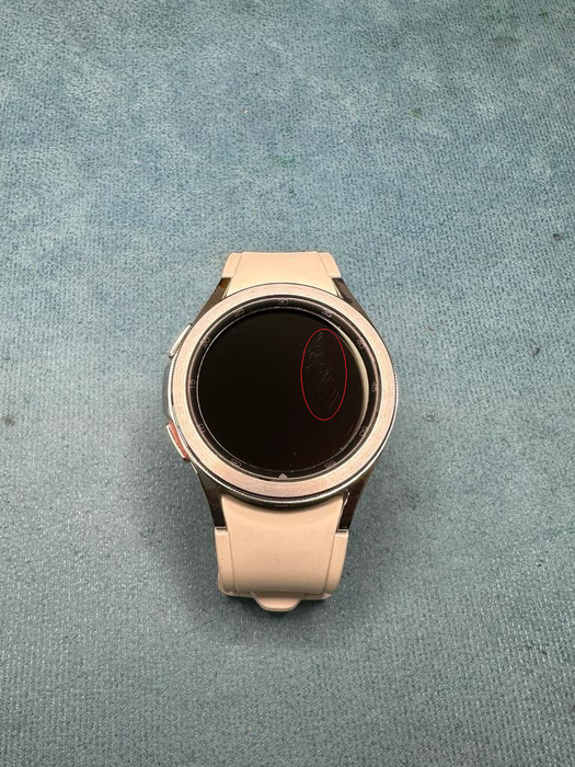 Reloj inteligente de salud y actividad física SAMSUNG Galaxy Watch 4 Classic (42 mm, LTE) R885 (en buenas condiciones, reacondicionado, plateado)