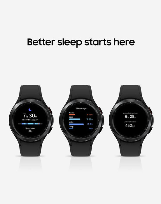 SAMSUNG Galaxy Watch 4 Classic (46mm, LTE) Health + Fitness Smartwatch R895 (Black)