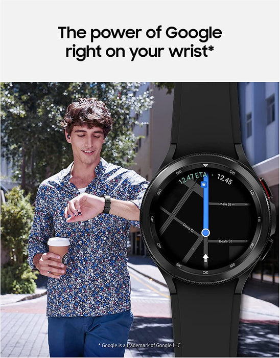SAMSUNG Galaxy Watch 4 Classic (46mm, LTE) Health + Fitness Smartwatch R895 (Good - Refurbished, Black)
