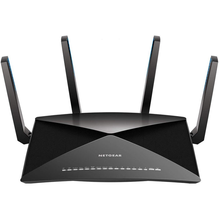 Enrutador WiFi NETGEAR Nighthawk X10 AD7200 de cuatro núcleos a 1,7 GHz R9000 **SIN WIFI** (solo para piezas/no funciona)