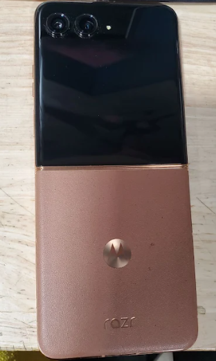 Housing + Batt + Internal components for Motorola Razr+Plus 5G 2025 (For Parts | Non-Functional, PANTONE Mocha Mousse)