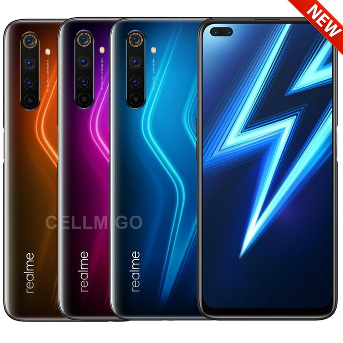 Realme 6 Pro (128GB,6GB) 6.6" 90Hz Dual SIM GSM Unlocked Global 4G LTE RMX2063