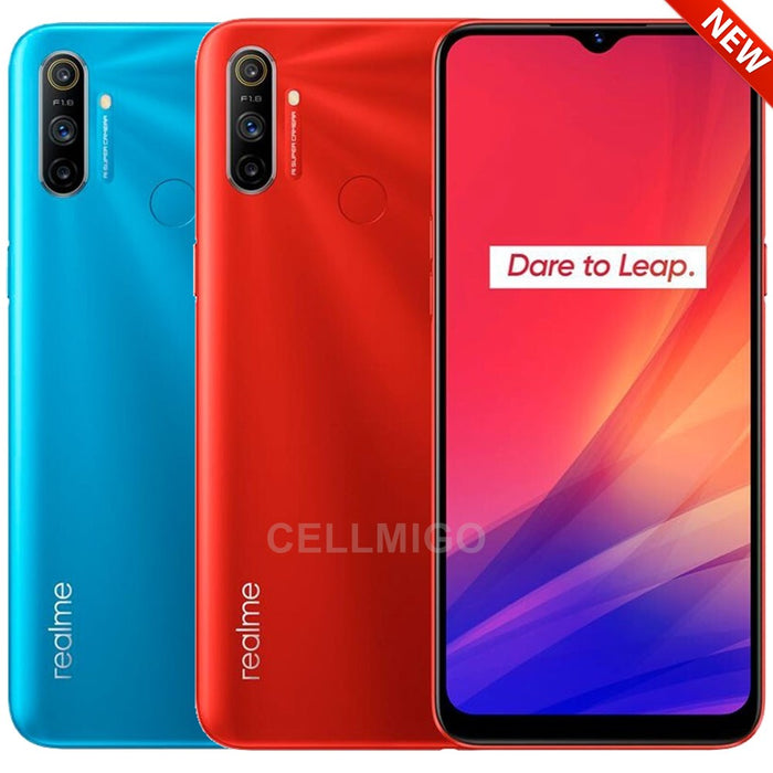 Realme C3 (64 GB, 3 GB) Desbloqueo facial, 6.5" Dual SIM GSM Desbloqueado Global 4G LTE RMX2020