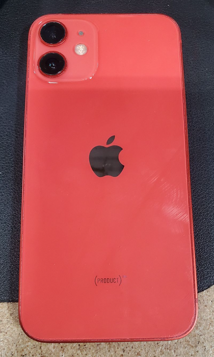 Apple iPhone 12 Mini 5G (128 GB, 4 GB) 5.4" OLED, completamente desbloqueado A2176 (solo para piezas/no funciona, rojo)