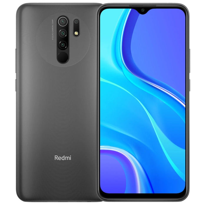 Xiaomi Redmi 9 (64 GB, 4 GB) 6,53" Dual SIM GSM Desbloqueado EE. UU. + Global 4G LTE (Excelente - Reacondicionado, Gris carbón)