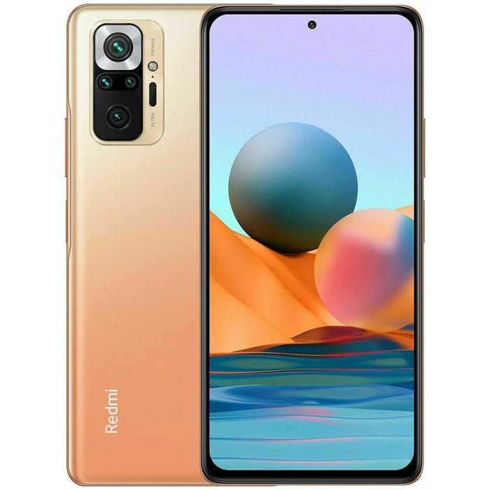 Xiaomi Redmi Note 10 Pro (128 GB, 6 GB) 6,67" Dual SIM GSM Desbloqueado Global 4G LTE (Excelente - Reacondicionado, Bronce degradado)