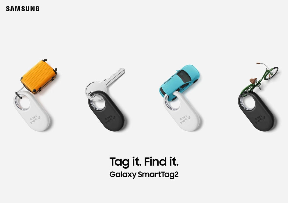 Samsung Galaxy Smart Tag 2 UWB Bluetooth 5.3 SmartThings Find, Water Proof (White)