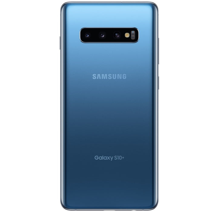 SAMSUNG Galaxy S10+ (128GB, 8GB) 6.4" 4G LTE Fully Unlocked (GSM + CDMA) G975U (Good - Refurbished, Prism Blue)