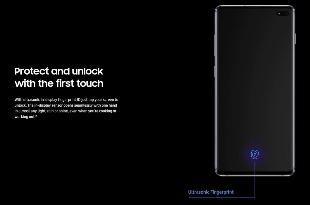 SAMSUNG Galaxy S10+ (128GB, 8GB) 6.4" 4G LTE T-Mobile Unlocked (GSM+CDMA) G975U (Excellent - Refurbished, Prism Blue)