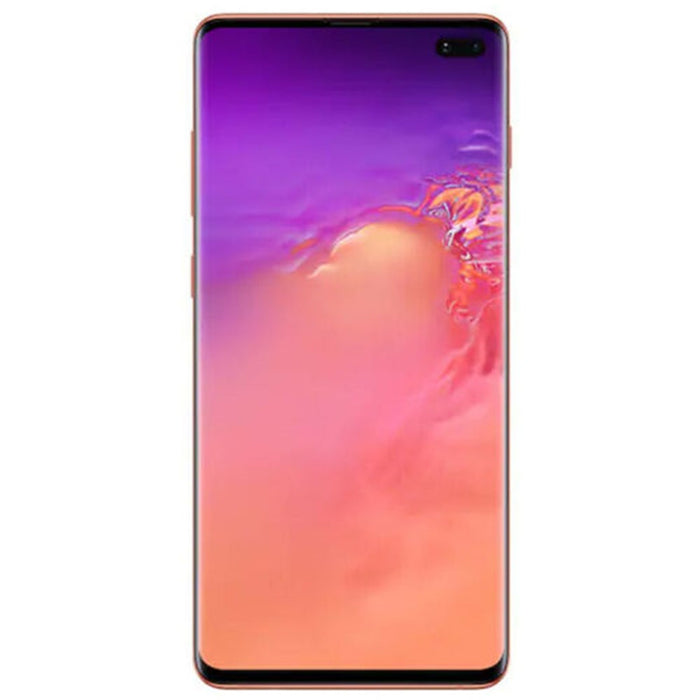 Samsung Galaxy S10+ (128GB, 8GB) 6.4" 4G LTE Fully Unlocked (GSM + CDMA) G975U (Acceptable - Refurbished, Flamingo Pink)