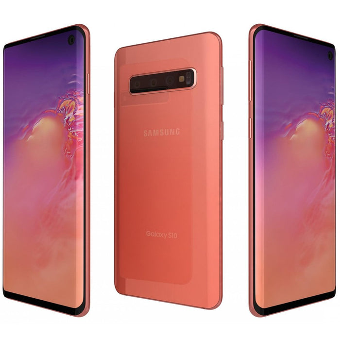 Samsung Galaxy S10+ (128GB, 8GB) 6.4" 4G LTE Fully Unlocked (GSM + CDMA) G975U (Acceptable - Refurbished, Flamingo Pink)