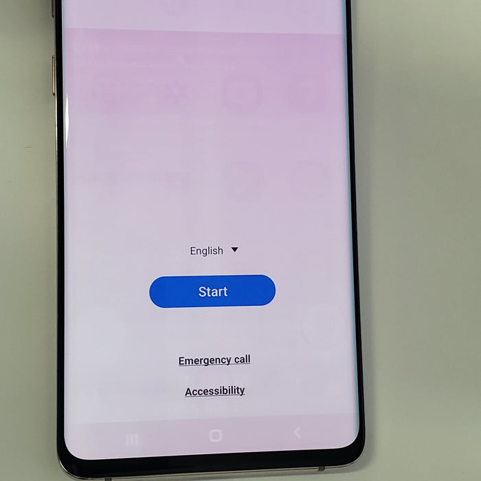 Samsung Galaxy S10+ (512 GB, 8 GB) 6.4" 4G LTE Totalmente desbloqueado (GSM + CDMA) G975U (Aceptable - Reacondicionado, Blanco Cerámico)