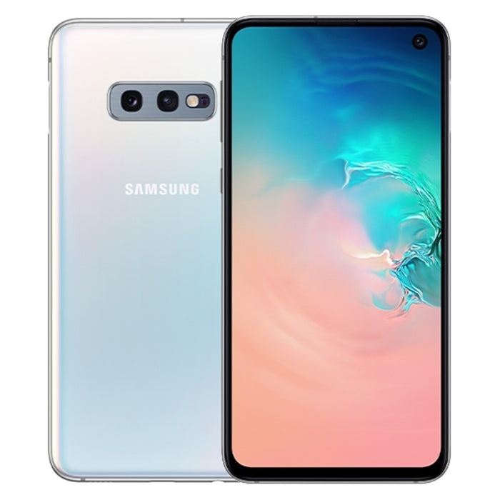 SAMSUNG Galaxy S10e (128 GB, 6 GB) 5.8" 4G LTE Totalmente desbloqueado (GSM+CDMA) G970U (Excelente - Reacondicionado, Prism White)