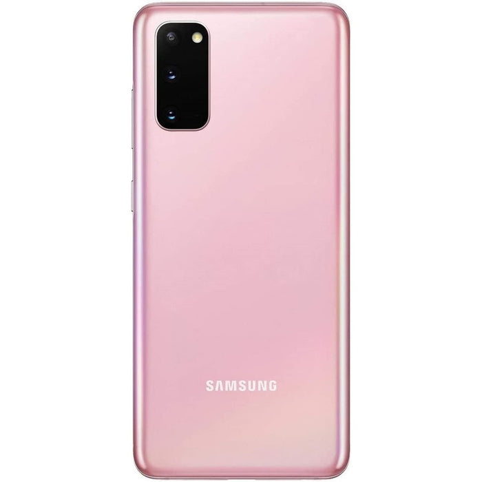 SAMSUNG Galaxy S20 5G (128GB, 12GB) 6.2" Factory Unlocked (GSM+Verizon) G981U1 (Excellent - Refurbished, Cosmic Pink)