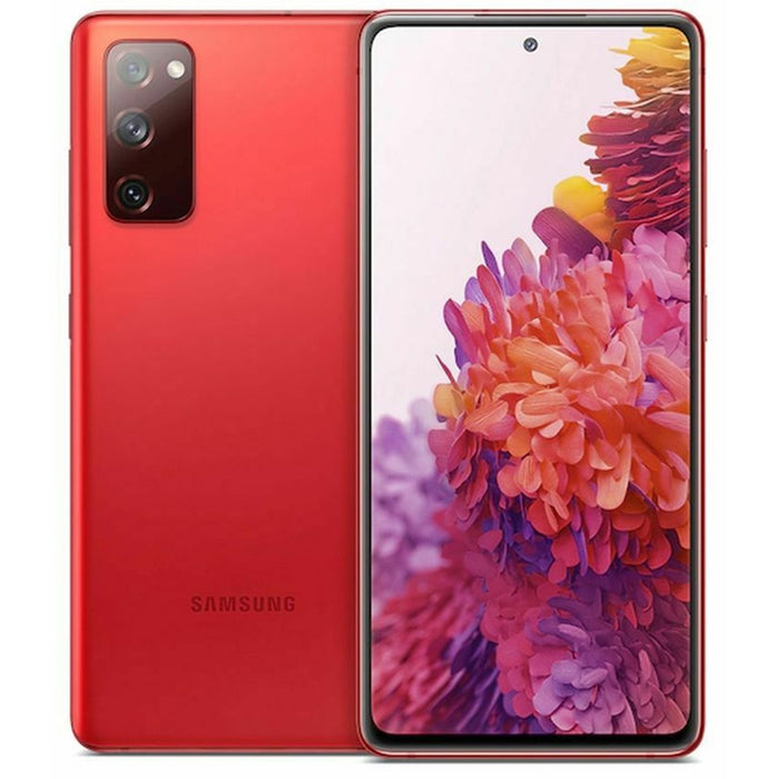 SAMSUNG Galaxy S20 FE (128 GB, 6 GB, resistente al agua) 6.5" GSM desbloqueado LTE G780G/DS (renovado) (Excelente - Reacondicionado, rojo nube)