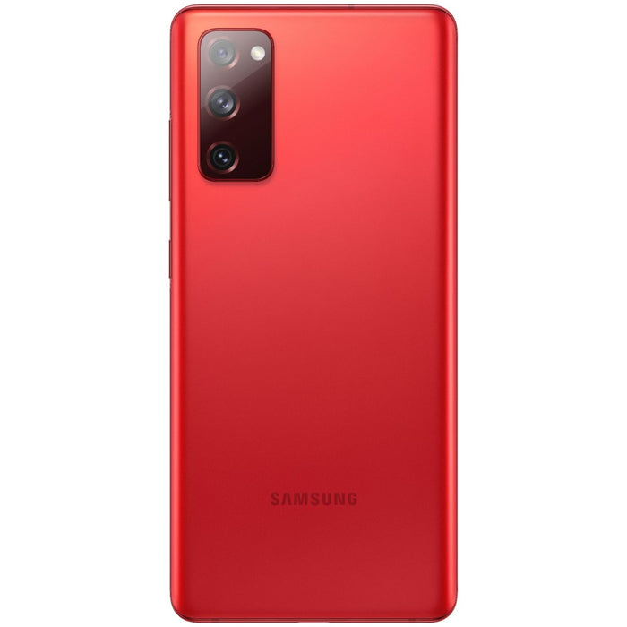 SAMSUNG Galaxy S20 FE (256GB,8GB,Snapdragon 865) 6.5" GSM Unlocked LTE G780G/DS (Excellent - Refurbished, Cloud Red)