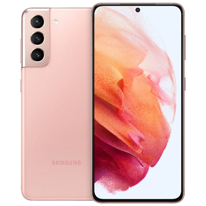 Samsung Galaxy S21 5G (128GB, 8GB) 6.2" Factory Unlocked (GSM + Verizon) G991U1 (Acceptable - Refurbished, Phantom Pink)