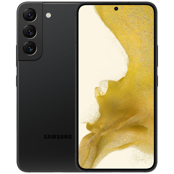 Samsung Galaxy S22 5G (128GB, 8GB) 6.1" Factory Unlocked (GSM + Verizon) S901U1 (Acceptable - Refurbished, Phantom Black)