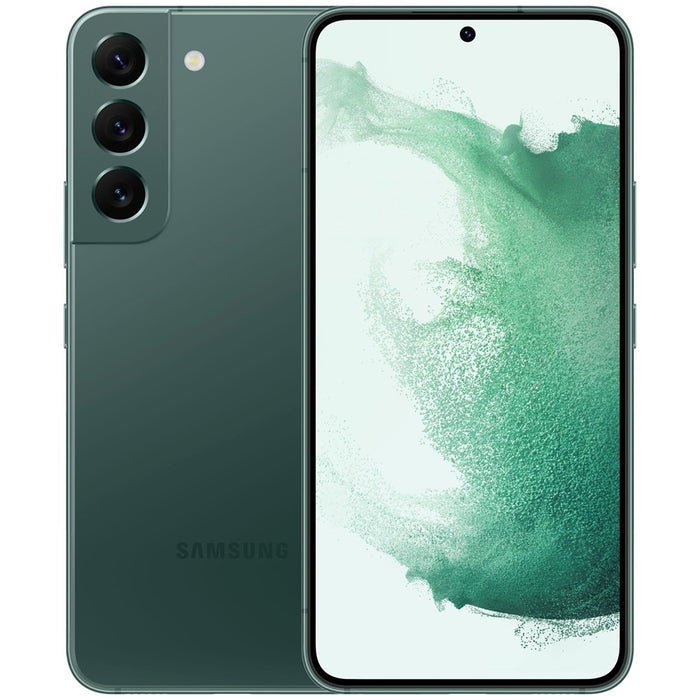 Samsung Galaxy S22+ 5G (128 GB, 8 GB) 6.6" Desbloqueado de fábrica (GSM + Verizon) S906U1 (Aceptable - Reacondicionado, Verde)