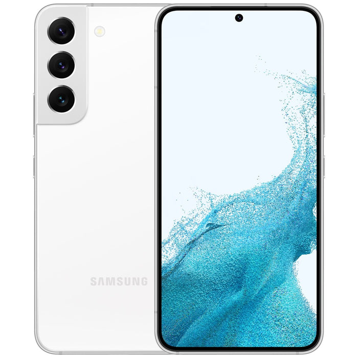Samsung Galaxy S22+ 5G (128GB, 8GB) 6.6" Factory Unlocked (GSM + Verizon) S906U1 (Acceptable - Refurbished, Phantom White)