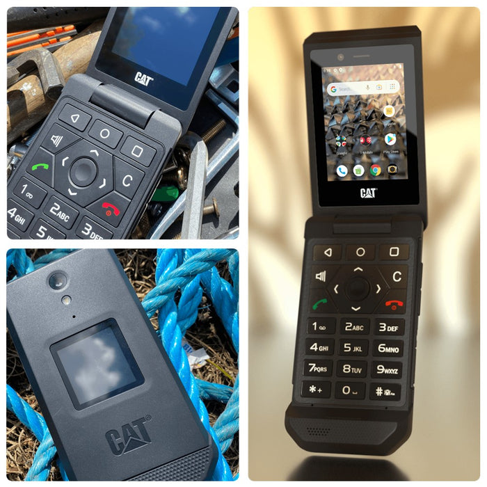 CAT S22 Flip (16GB, 2GB) 2.8" T-Mobile Unlocked Global 4G LTE GSM (Black)