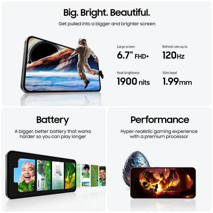 Samsung Galaxy S24 FE 5G (512GB, 8GB) 6.7" Factory Unlocked US & Global S721B/DS