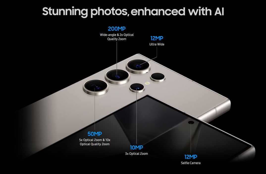 Samsung Galaxy S24 Ultra 5G (512GB, 12GB) 6.8" Fully Unlocked US Model S928U1 (Renewed | Pre-Loved, Titanium Gray)