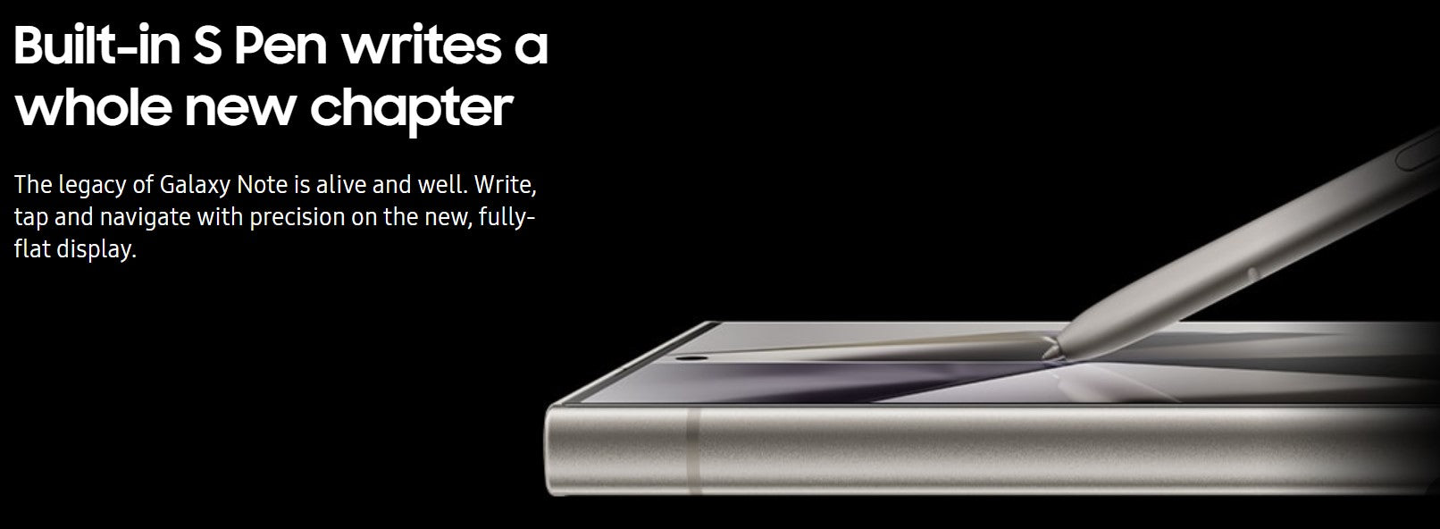 Samsung Galaxy S24 Ultra 5G (512GB, 12GB) 6.8" Fully Unlocked US Model S928U (Renewed | Clean Screen, Titanium Black)