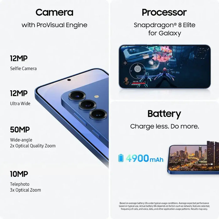 Samsung Galaxy S25 Plus 5G (512GB 12GB) 6.7" US Model S936 AT&T and Cricket only (Renewed | Like New, Navy)