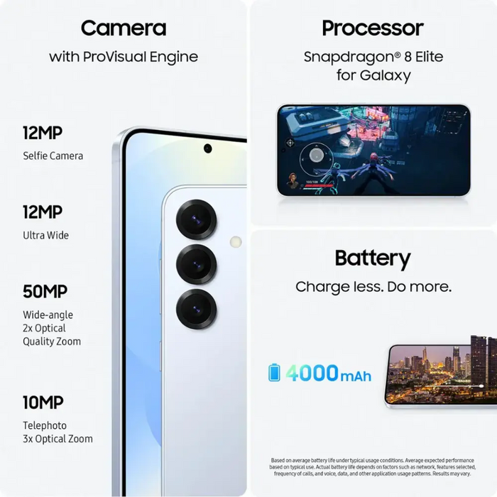 Samsung Galaxy S25 5G (128GB, 12GB) 6.2" Fully Unlocked No Logo US Model S931U1 (Renewed | Like New, Icy Blue)