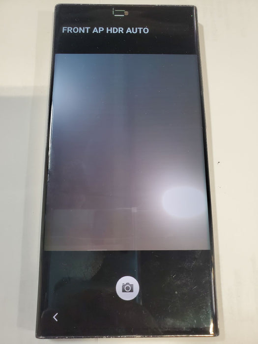 SAMSUNG Galaxy S23 Ultra 5G 256GB S918U BLACK,  LCD had black spots, a Vertical Burn Line, Front Camera is blurry and Bottom Speaker muffles, All Other components are functional. (Good - Refurbished, Phantom Black)