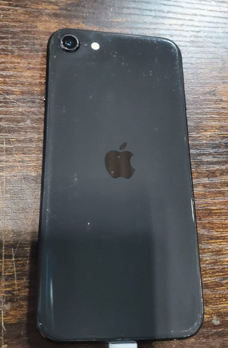 Apple iPhone SE (2020, 128 GB) iOS 13, A2275 totalmente desbloqueado, parte trasera, pantalla LCD, botón de inicio (solo para piezas/no funciona, negro)