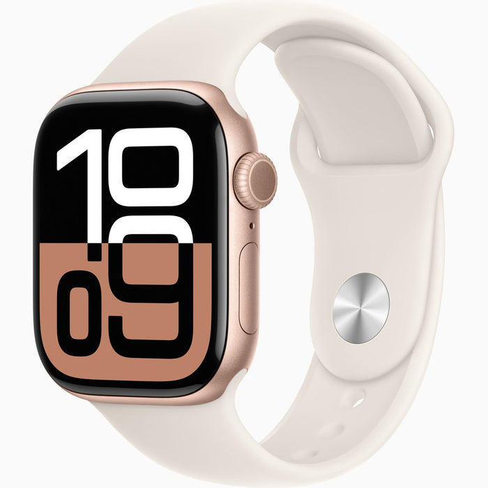 Apple Watch Series 10 (42mm, GPS+Cellular) 1.77" Fully Unlocked w/ Aluminum Case (Excellent - Refurbished)