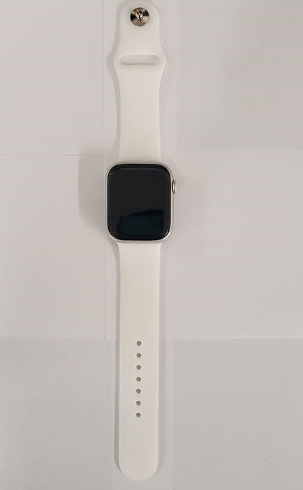 Apple Watch Series 8 (45mm, GPS + Cellular) 1.9" Fully Unlocked w/ Aluminum Case (For Parts Only / Not Working, Silver)