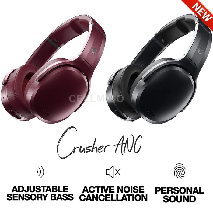 Auriculares inalámbricos Bluetooth supraaurales Skullcandy Crusher ANC (modelo estadounidense S6CPW)