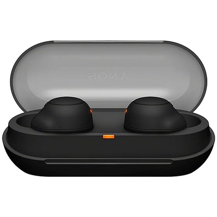 Auriculares inalámbricos Sony WF-C500/BZ con Bluetooth, micrófono integrado y estuche de carga (excelentes, reacondicionados, color negro)