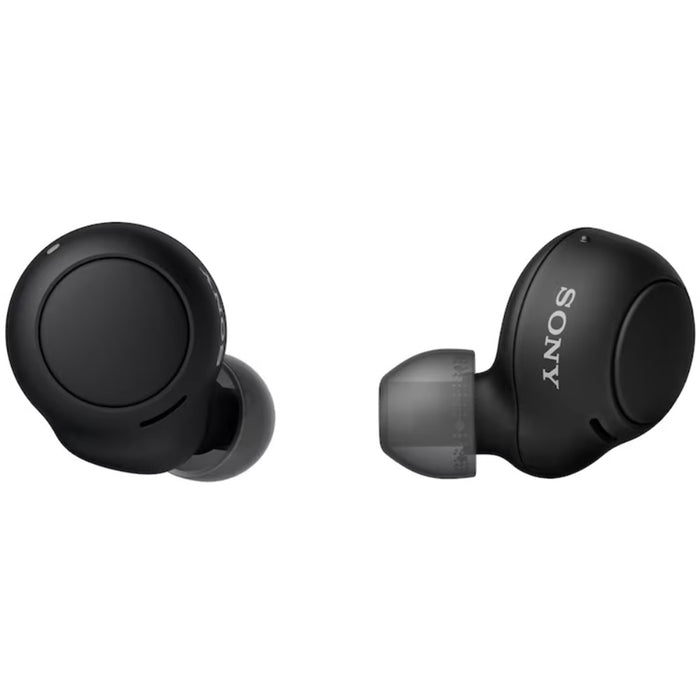 Auriculares inalámbricos Sony WF-C500/BZ con Bluetooth, micrófono integrado y estuche de carga (excelentes, reacondicionados, color negro)