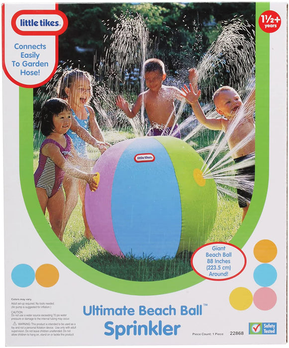 Little Tikes Ultimate Beach Ball Sprinkler (88 Inches), Lawn ()