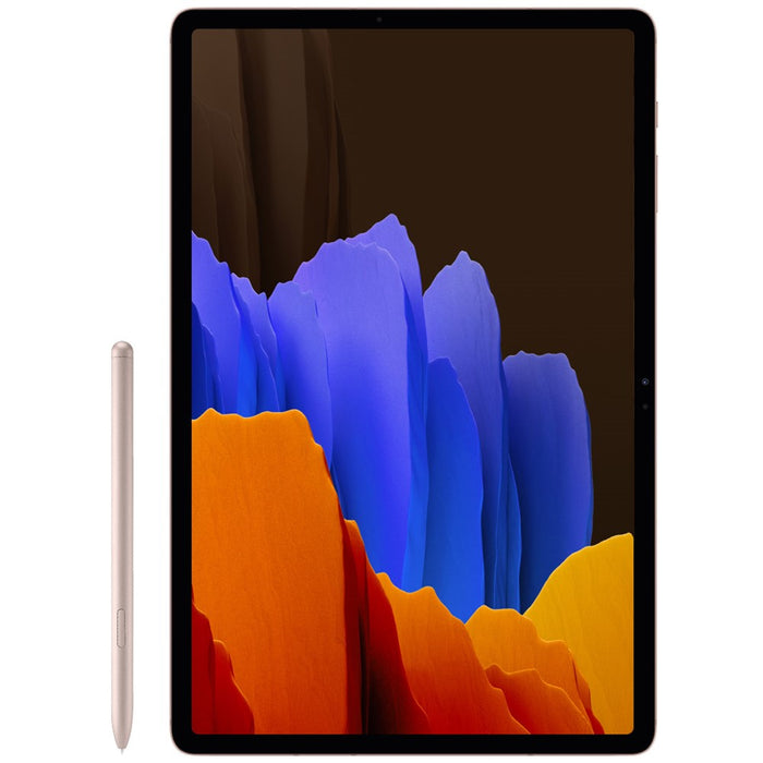 SAMSUNG Galaxy Tab S7 Plus W/ S Pen (128GB, 6GB) 12.4" Wi-Fi Only SM-T970 (Excellent - Refurbished, Navy)