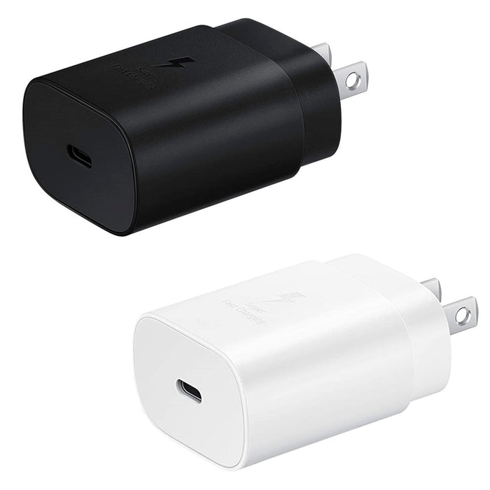 Samsung 25W Super Fast Charging Travel Adapter EP-TA800 USB C to USB C Input (, )