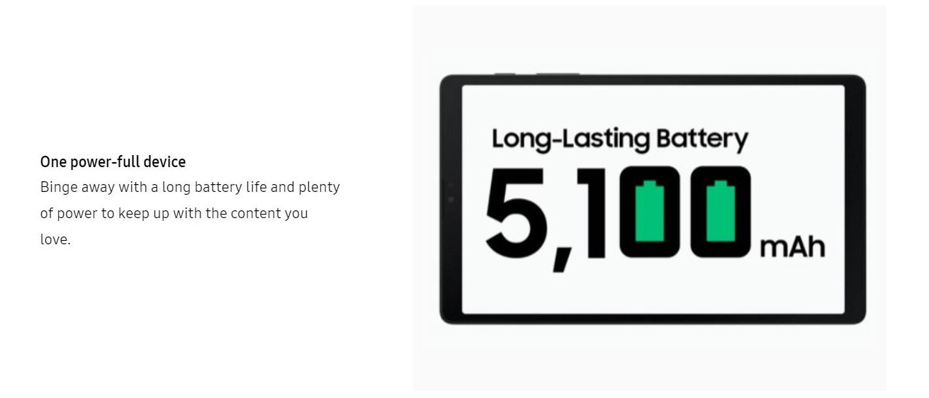 SAMSUNG Galaxy Tab A7 Lite 8.7" (32GB, 3GB) Wi-Fi Only Android Tablet SM-T220 (Renewed | Smart Saver, Gray)