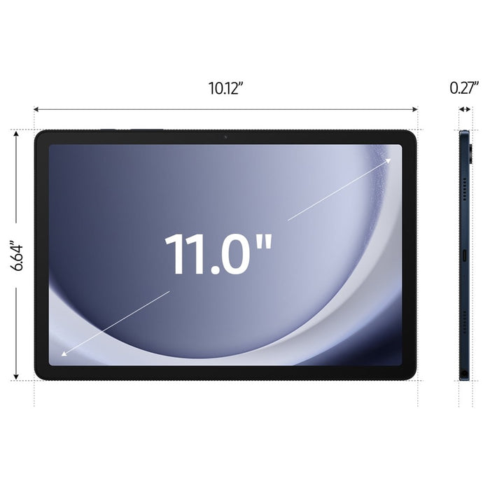 SAMSUNG Galaxy Tab A9 Plus 5G 11" (128GB, 8GB) Global 4G LTE Fully Unlocked X216 (Renewed | Like New, Navy)