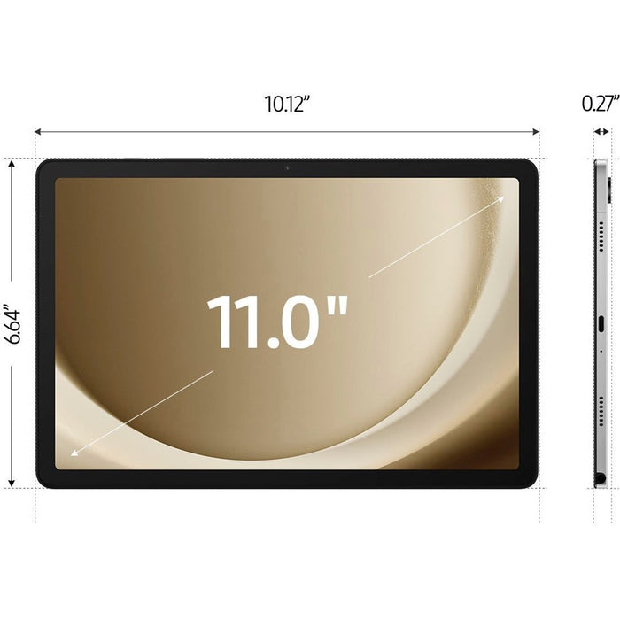 SAMSUNG Galaxy Tab A9 Plus 5G 11" (128GB, 8GB) Global 4G LTE Fully Unlocked X216 (Renewed | Pre-Loved, Silver)