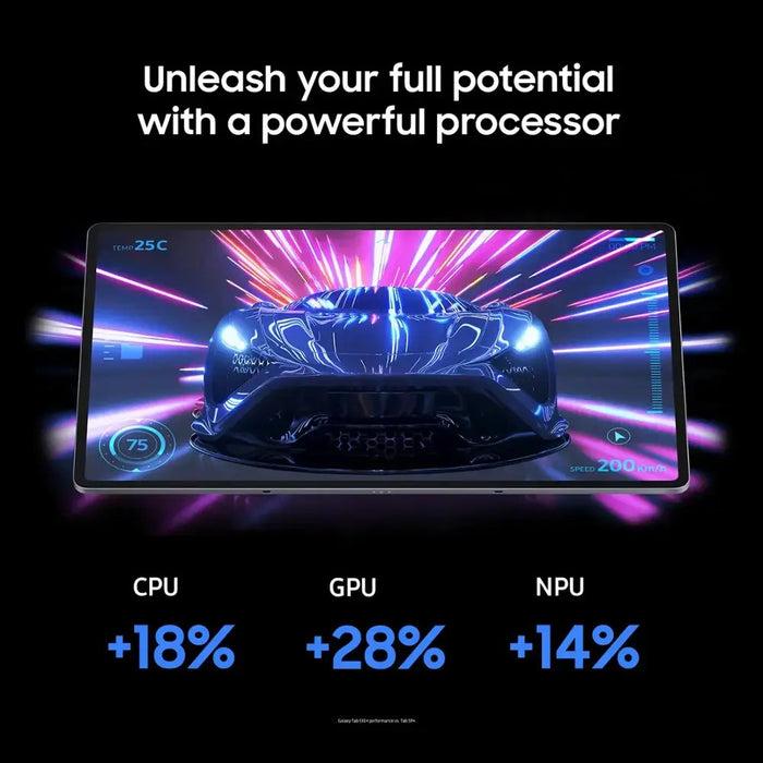 Samsung Galaxy Tab S10+ 5G (256GB, 12GB, Wi-Fi + Cellular, Unlocked) 12.4" X828U (Renewed | Like New)