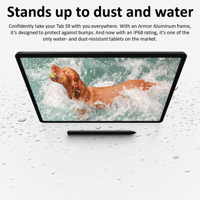 SAMSUNG Galaxy Tab S9 5G (256GB, 12GB, Wi-Fi 6E + LTE, Fully Unlocked) 11" X716B (Renewed | Pre-Loved, Graphite)