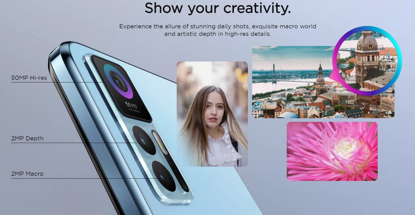 TCL 30+ Plus T676J Blue - Software issue - Not booting OEM LCD See description (Renewed | Smart Saver, Muse Blue)